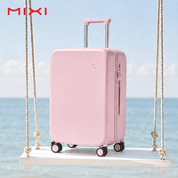 Valises Mixi CE GRS RoHS avec fermeture éclair, 20, 22, 24, 26, 28 pouces, matériau polycarbonate haut de gamme à 3 couches