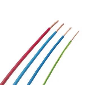 Stranded 1*1.5~6mm Electrical Wire fire-resistant Durable XLPE insulation cable electric High Purity Copper Wiring wire