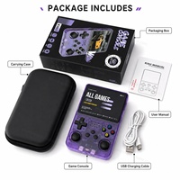 Console de jeu rétro R36S, écran IPS 3,5 pouces, 64 Go, ArkOS 2.0, 40000 jeux, sortie TV, lecteur de jeux vidéo portable, en stock