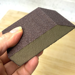 Penjualan langsung pabrik spons abrasif blok spons amplas ajaib spons pengamplasan busa 2 sisi - Product Image 3