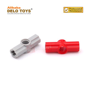 Blocchi di Costruzione in Plastica DELO TOYS, Materiale ABS, Connettore Angolato per Assi e Perni # 2 - 180 gradi 42134 (NO.32034) - Product Image 2
