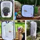 Habitats de reproduction en maille respirante de luxe, pliables, avec fermeture éclair, pour insectes et papillons, de taille personnalisable, pour la manipulation