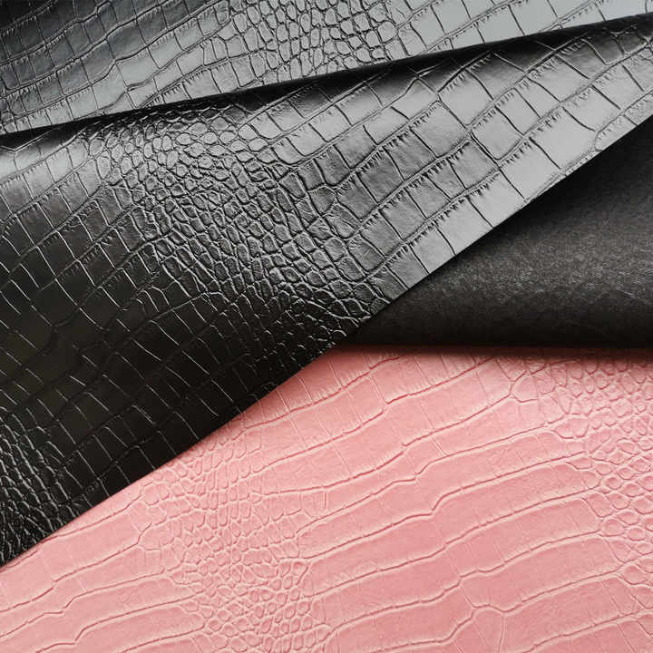 Crocodile texture synthetic PVC leather DY3010 anti-scratch durable use ...