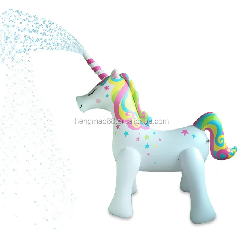 Giant Unicorn inflatable sprinkler water sprinkler toy home yard garden pool party toy for kids