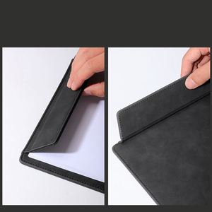 Wholesale Custom Logo <b>A4</b> Size Pu Leather Menu Clip Board Hotel Conference Writing Pad School Office Supplies File <b>Folder</b> - Product Image 4