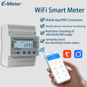 TuYa <span class=keywords><strong>WiFi</strong></span> Smart Energy Meter trifase a 3 fili e 4 fili telecomando con controllo tramite App Mobile - Product Image 2