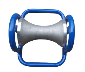 Rouleau de guidage pour pose de câbles souterrains, à roue en aluminium, type <span class=keywords><strong>Mecanum</strong></span>, capacité de charge de 10 KN, certifié ISO9001, pour utilisation dans les puits de visite - Product Image 1
