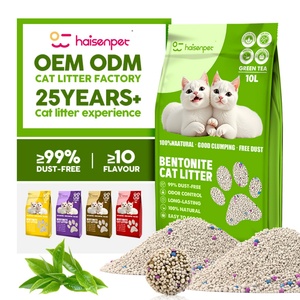 Factory Direct Sales Free Samples Odor <b>Control</b> Eco Friendly Highly Absorbent Easy Scoop Kitty Clumping Bentonite Cat Litter Sand - Product Image 1