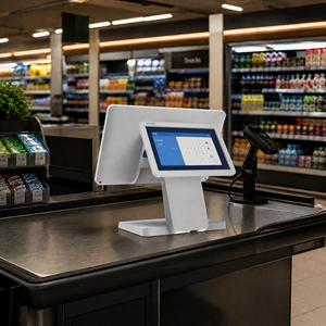 Q8-T 15.6+10.1 Inch Dual Screen Android 11 Smart POS Terminal 2.0GHz CPU Cash Register for Retail Supermarket Bulk Order - Product Image 4