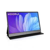 Moniteur portable Koorui Factory Direct Business 15,6 pouces FHD 60Hz IPS avec rétroéclairage LED, interface Type C intégrée, modèle E1511A