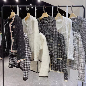 Prezzo Conveniente <span class=keywords><strong>2022</strong></span> Autunno e Inverno: Cappotto Piccolo Profumato di Tendenza, Abbigliamento Donna Usato Scontato, Vendita all'Ingrosso - Product Image 6