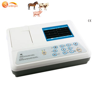 Mesin EKG 12 timah elektrokardiograf 3 saluran 5 inci dokter hewan <span class=keywords><strong>ECG</strong></span> - Product Image 1