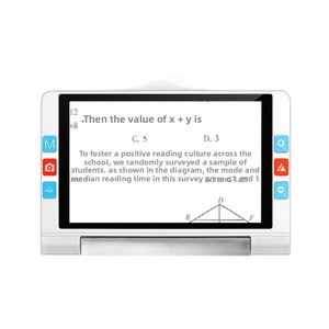 <span class=keywords><strong>Loupe</strong></span> électronique <span class=keywords><strong>de</strong></span> <span class=keywords><strong>lecture</strong></span> vocale OCR 8 pouces à double usage pour malvoyants avec autofocus pour <span class=keywords><strong>vision</strong></span> <span class=keywords><strong>de</strong></span> loin Modèle YS019S - Product Image 1