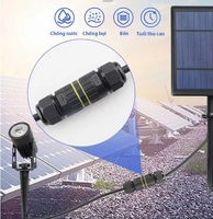 Éclairage extérieur paysager IP68, puissance 120A, connexions de câbles, connecteur rapide, boîte de jonction étanche 2P, cuivre