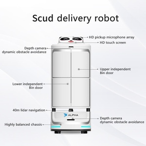 Robot Autónomo Sucd para Entrega de Alimentos en Interiores con Compartimentos Multinivel, Navegación Precisa y Funcionamiento Estable. - Product Image 3
