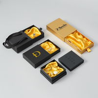 Boîte à bijoux avec tiroir coulissant en papier cadeau
