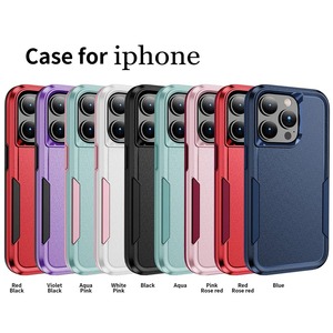 Funda Protectora 2 en 1 para Teléfono Móvil, Resistente a Impactos, de PC y TPU, para iPhone 18 <span class=keywords><strong>Pro</strong></span> <span class=keywords><strong>Max</strong></span>, 17 Air, 16E, 15, 14 Plus, 13, 12, <span class=keywords><strong>11</strong></span>, XR, XS - Product Image 5