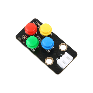 ACEBOTT OEM Componente Electrónico de Señal Analógica de Alto Nivel de 3.3V~5V, Módulo de Botón Grande de 4 Botones Compatible con ESP32/Arduino - Product Image 5