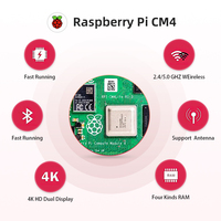 Raspberry Pi CM4 Original, 1GB/2GB/4GB/8GB RAM LPDDR4, Chipset BCM2711, Módulo de Placa de Desarrollo IoT con Ethernet