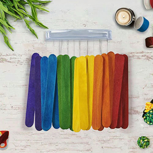 <span class=keywords><strong>GUSTO</strong></span> [100 unités] Bâtonnets en bois colorés géants de 6 pouces pour artisanat DIY, emballage pratique, anciennement bâtonnets à glace - Product Image 5