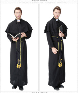 ¡Novedad <span class=keywords><strong>de</strong></span> 2020! Disfraz <span class=keywords><strong>de</strong></span> disfraces <span class=keywords><strong>de</strong></span> Halloween para hombre y mujer, disfraz <span class=keywords><strong>de</strong></span> Jesús, túnicas negras para <span class=keywords><strong>monja</strong></span>, para adultos, para hombre y mujer - Product Image 6