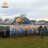 Grande salle d'évasion mobile gonflable Divertissement pour Halloween Fête gonflable Evnet Maison hantée géante labyrinthe
