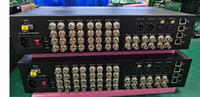 Convertisseur/Extendeur Fibre Optique 16 Canaux 3G SDI Vidéo en entrée, 6* SDI en sortie, Code Pathologique Pris en Charge, Audio Ethernet