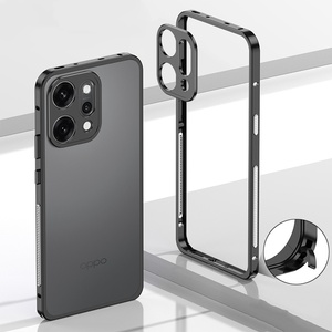 เคสกันกระแทกโลหะสุดหรูสำหรับ <span class=keywords><strong>OPPO</strong></span> Reno14 pro/ สำหรับ <span class=keywords><strong>OPPO</strong></span> Reno14กรอบอะลู<span class=keywords><strong>ม</strong></span>ิเนียม + ฟิล์<span class=keywords><strong>ม</strong></span>ป้องกันเลนส์โลหะ - Product Image 1