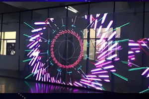 Pantalla LED holográfica transparente a prueba de agua para cartelera exterior - Product Image 3