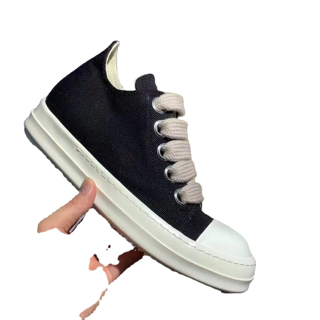 famous brands Men shoes Rick Canvas Boots Shoes designer Sneakers Fashion Martin Ro Owens for Big lace