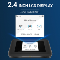 Cep WiFi 5G LTE CPE Router, SIM Kart Yuvası, Çift Bant, SOHO Güvenlik Duvarı ve VPN Desteği ile