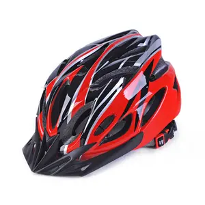 사이클링 헬멧 컴포트 라이닝 경량 프리 사이즈 중공 남성 여성 조정 가능한 승마 안전 머리 보호 자전거 MTB
