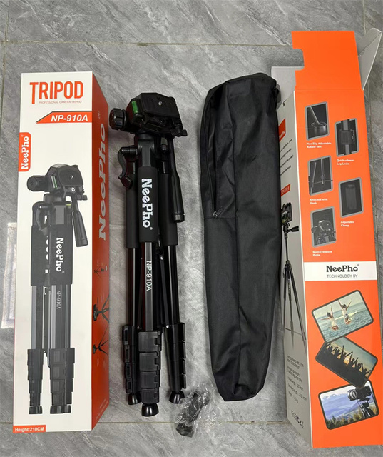 Neepho 910A Advanced 360 Rotating Stabilizer Horizontal 2m Dslr Video Holder Mobile Stand Phone Professional Camera Tripod