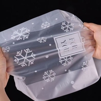 Emballage de cuisson personnalisé sac à main de pain sac à emporter sac en plastique pour dessert pâtisserie pâtisserie pâtisserie sac en plastique impression de logo