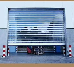 Cheap Polycarbonate Roller Shutter Doors Transparent Rolling up Door for Commercial Use Shop Door