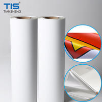 Vinyle thermocollant imprimable éco-solvant anti-sublimation pour impression sur tissu noir foncé pour t-shirts