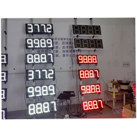 Pubblicità digitale ha condotto la visualizzazione dei prezzi della stazione di servizio moderna Digital Signage e Display