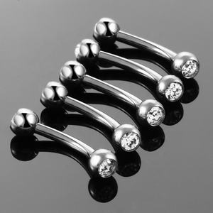 Gaby – bagues Daith en titane, 16G, G23, ASTM-F136, fil externe, pour sourcils, <span class=keywords><strong>Prince</strong></span> william, bijoux de corps, Piercing, pierres colorées - Product Image 3