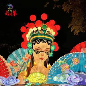 Lanternes à grande échelle Lanternes d'exposition traditionnelles pour la fête du printemps et la décoration du jour de l'<span class=keywords><strong>an</strong></span> Affichages extérieurs - Product Image 5