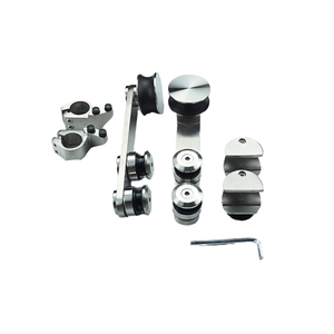 ชุดลูกกลิ้งยึด<span class=keywords><strong>ประตู</strong></span>กระจกห้องอาบน้ำแบบ<span class=keywords><strong>เลื่อน</strong></span> ทำจากสแตนเลส ทนทาน ทันสมัย สำหรับห้องน้ำกระจก - Product Image 1