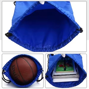 Promotional Cheap 210D Polyester Waterproof Drawstring <b>Backpack</b> <b>Foldable</b> Customizable Logo Large Capacity Easy to Carry - Product Image 3