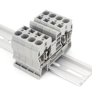 ST 10 nối mùa xuân lồng khối thiết bị đầu cuối Din Rail nhanh chóng dây 10mm ² khối thiết bị đầu cuối - Product Image 5