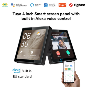 แผงควบคุมอัจฉริยะหน้าจอสัมผัสขนาด 4 นิ้ว รุ่น 2026 Golden Security Tuya สำหรับระบบอัตโนมัติภายในบ้าน มาตรฐาน EU พร้อม Alexa ในตัว - Product Image 1