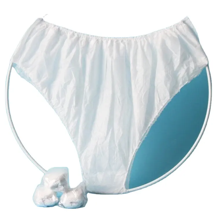 Non-tissé jetable pour sous-vêtements SPA slips à usage unique pour femmes pour sous-vêtements post-partum