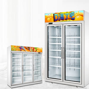 Vitrina refrigerada para bebidas, <span class=keywords><strong>armario</strong></span> de exhibición vertical de 2 <span class=keywords><strong>puertas</strong></span>, 1500L - Product Image 2