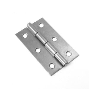 SKU 9210002-304 Charnière étroite en acier inoxydable 23x30 Th.0.8 Diam. 4.6 trous Nr.4 pour les applications de salle de bain et de cuisine - Product Image 1