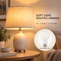 Ampoule à filament LED directe usine B22 Classe C 3000LM Verre dépoli Filament croisé 230V AC A70 Blanc chaud Certifiée CE UKCA