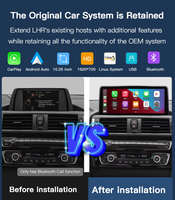 Radio Estéreo Multimedia con Pantalla Táctil Android Auto y Carplay Inalámbrico para BMW F10/F25/E60/E90/E84/E70/E83