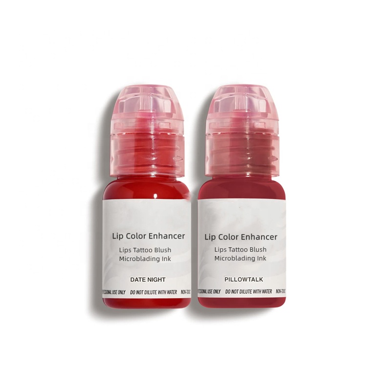 Набор для макияжа губ, натуральная веганская ягода, розовые, красные губы, тату-румяна, пигмент для микроблейдинга, пикантные перманентные губы, Усилитель цвета