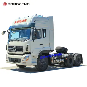 Dongfeng 6x4 LHD התקנת Yuchai 375 HP E3 מנוע עם מהיר 12F תיבת הילוכים G.C.W 50 טון טרקטור משאית למכירה